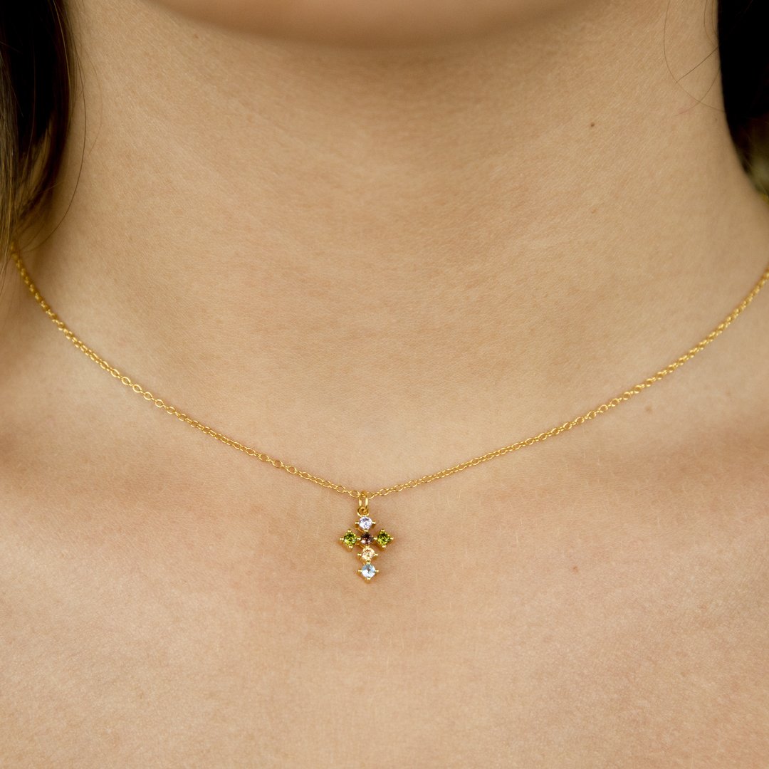 Shiny Cross necklace - Imagen 2
